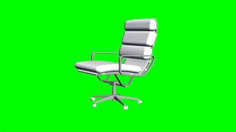 Office Chair - different views - green screen effect - YouTube