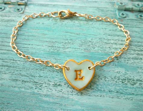 Tiny Heart Letter Bracelet for Girl 2 3 4 5 6 7 8 9 - Etsy