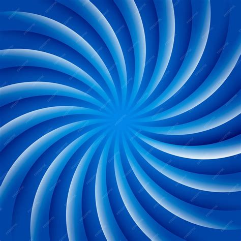 Premium Vector | Blue and white rotating hypnosis spiral Optical ...