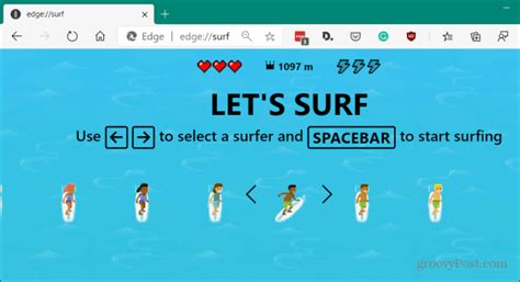 How to Play the Secret Easter Egg Surf Game in Microsoft Edge (Updated)