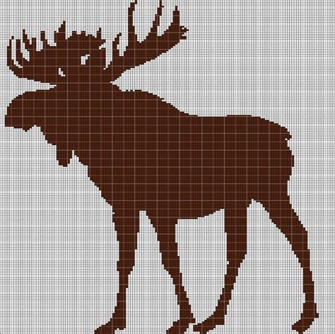 MOOSE CROCHET AFGHAN PATTERN GRAPH | Afghan pattern, Crochet moose ...