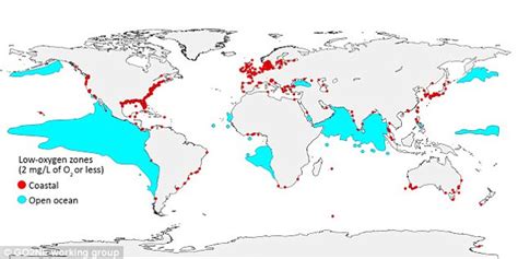 Climate change is starving the Earth's oceans of oxygen | Daily Mail Online