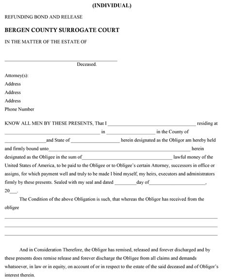 Michael Dressler Bergen County Surrogate Judge - CountyForms.com