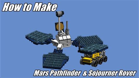 LEGO Mars Pathfinder & Sojourner Rover Instructions - YouTube