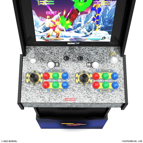 Arcade 1up Marvel Arcade Cabinet Multi Metal WiFi LIVE Online Play 8 ...