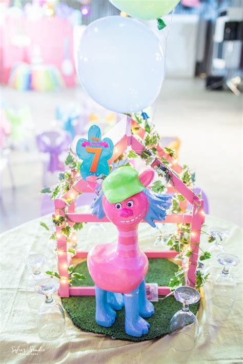 Kara's Party Ideas Rainbow Trolls Birthday Party | Kara's Party Ideas