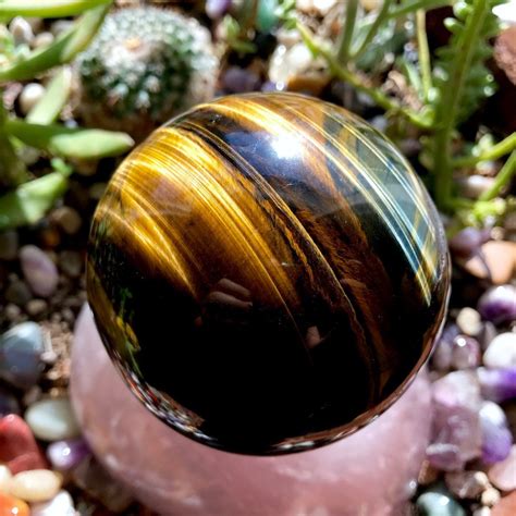 Polished Gold and Blue Tigers Eye Sphere from South Africa | Etsy ...