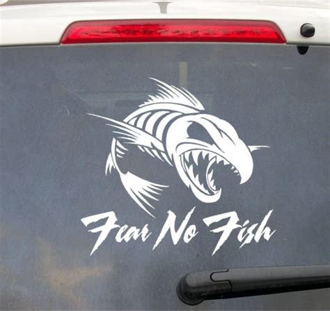 Fear No Fish Fishing II Vinyl Decal Stickers - Custom Sticker Shop