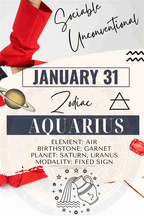 January 31 Zodiac(Aquarius) Birthday: Personality, Birthstone ...