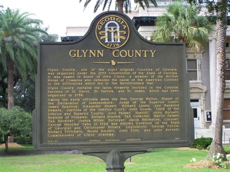 Marker Monday: Glynn County - Georgia Historical Society