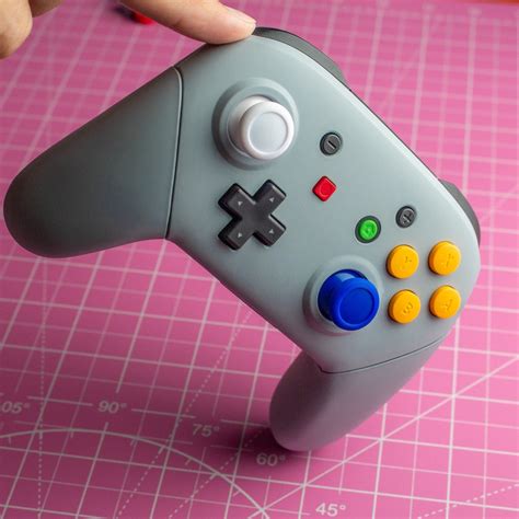 Nintendo Switch Pro Controller Grey N64 Style Retro Customized ...