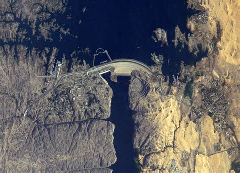 The Aswan Dam As Seen From Orbit - SpaceRef