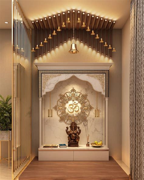 20+ Divine Pooja Room Design (Mandir Design) Ideas For Indian Homes - Wittyduck