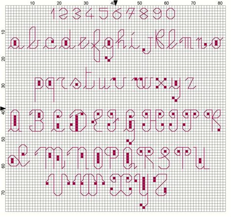 84 best images about Cross Stitch - Backstitch Alphabets on Pinterest | Punto cruz, Fonts and ...