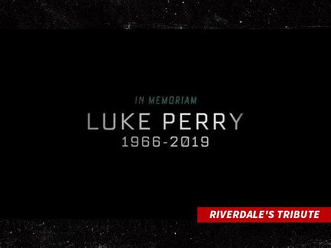 Luke Perry's 'Riverdale' Character Gets Emotional Sendoff