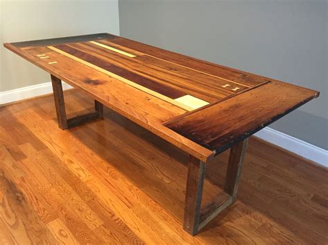 Hand Made Dining Room Table With Reclaimed Wood. by Michael Xander ...
