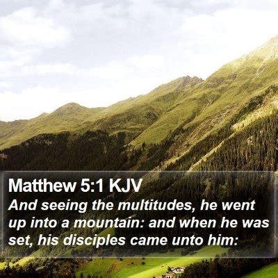 Matthew 5 Scripture Images - Matthew Chapter 5 KJV Bible Verse Pictures