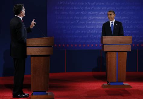 2012 US Presidential Debates backdrop - Fonts In Use