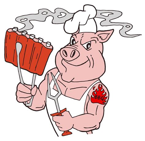 Pig Bbq Cartoon | Free download on ClipArtMag