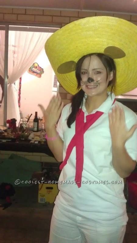 Homemade Speedy Gonzalez Costume