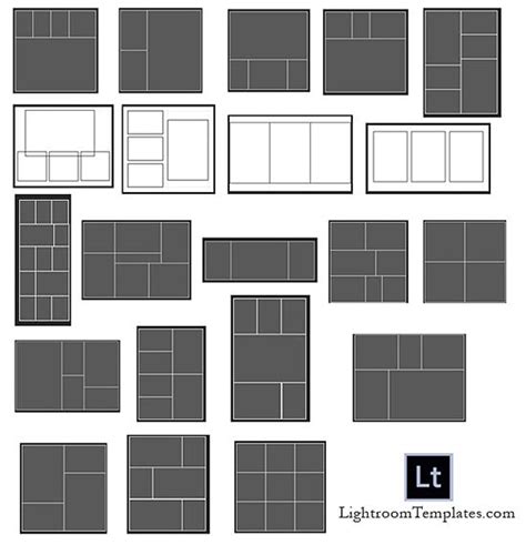 Free Lightroom Templates - 20+ different designs – numerous images per page – immediate download ...