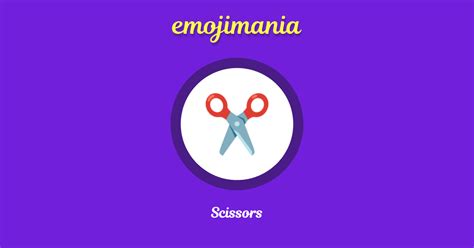 Scissors emoji Copy & Paste - Emojimania