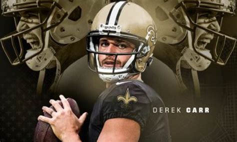 Derek Carr New Orleans Saints - TeiganChrissy