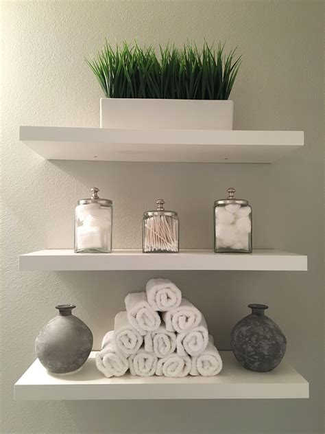 Bathroom floating shelf - trqery