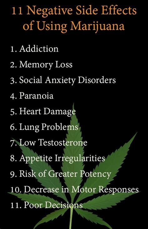 Marijuana: 11 Negative Side Effects of Using This Substance - AIR-CLINIC