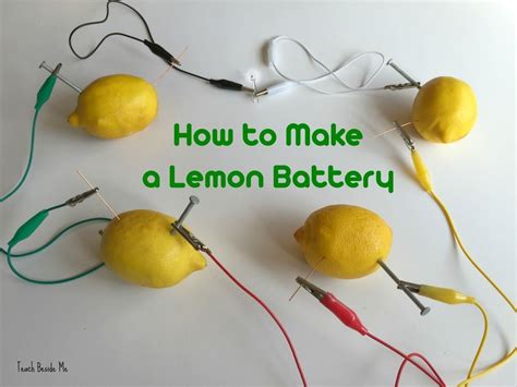 Lemon Battery Experiment | Fun science, Stem science, Science fair