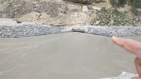 Diversion of Satluj river for Coffee Dam construction near Reckong peo, Kinnaur - YouTube