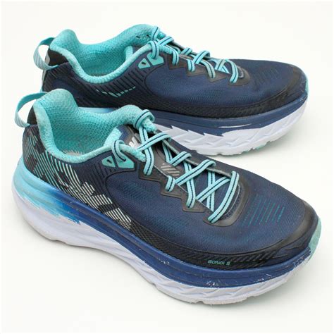 Details about Hoka One One W Bondi 5 Women's Running Shoes Blue Teal ...