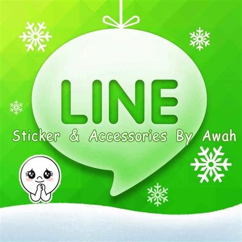 Sticker LINE & Accessories by Awah