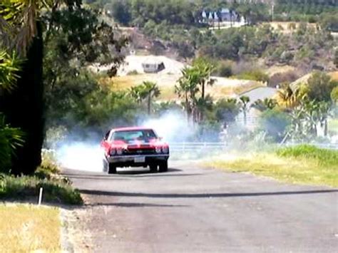 1970 ss chevelle 454 burnout - YouTube