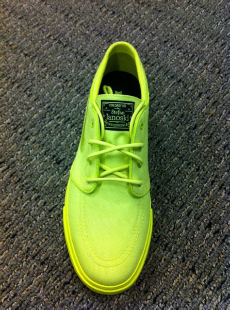 The Hop: Skaters gonna Skate: Highlighter Yellow Volt Janoskis