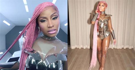 Nicki Minaj's "Motorsport" Pink Braids | POPSUGAR Beauty