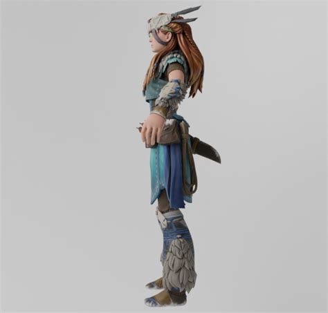 ArtStation - Aloy "Horizon Zero Dawn" Lowpoly RIgged | Resources