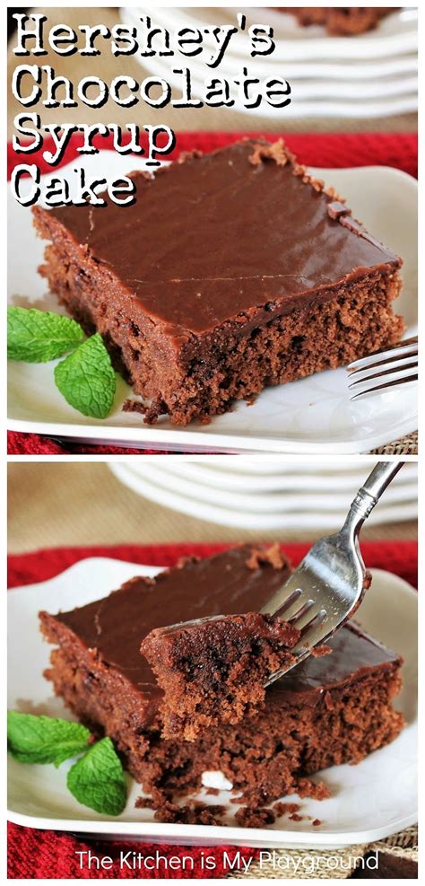 Hershey's Chocolate Syrup Cake | The Kitchen is My Playground