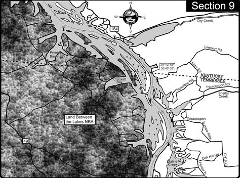 Lake Barkley-Cumberland River Map - Eddy Creek KY • mappery