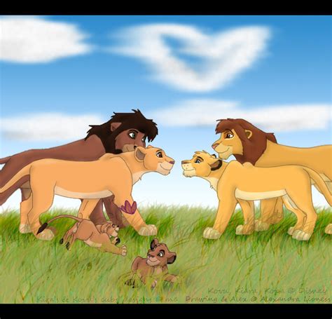 Kovu&Kiara and Kopa&Vitani - The Lion King Fan Art (15364056) - Fanpop