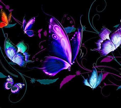 Abstract BUtterflies, bonito, cute, look, nice, HD phone wallpaper | Peakpx