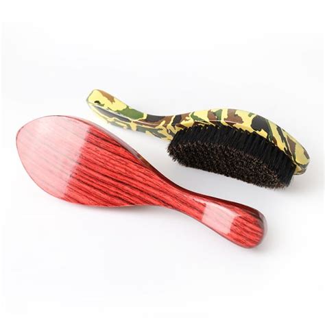 High Glossy Custom Men Wave Brush Medium Curve Wave Brush | Shengkepm