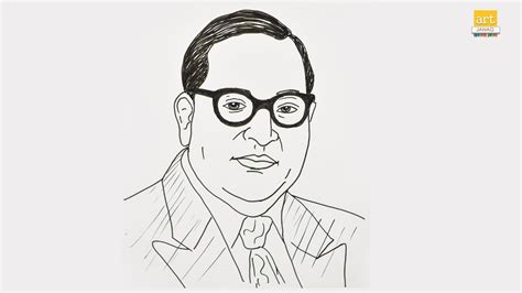 How to draw Dr. B.R. Ambedkar II Ambedkar Drawing easily II #artjanag ...