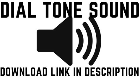 Dial Tone Sound Effect (No copyright sound effects) | Sounds - YouTube