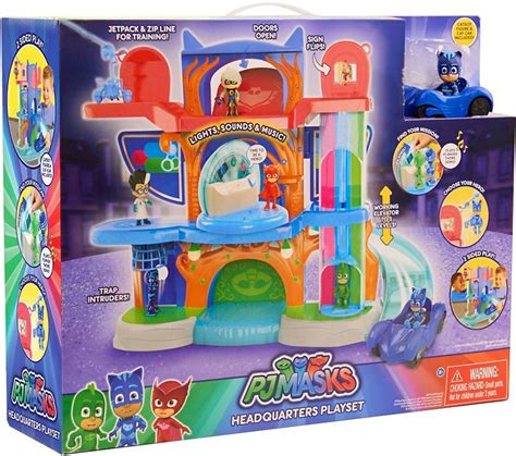 Disney Junior PJ Masks Headquarters Playset Cat-Car Just Play - ToyWiz