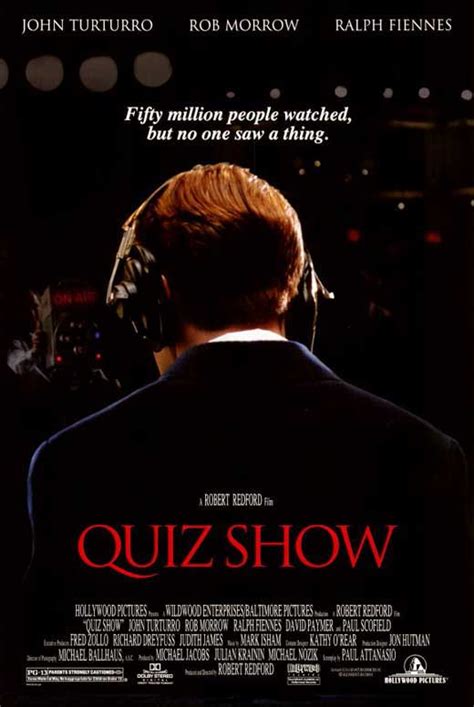 Quiz Show Movie Posters From Movie Poster Shop