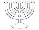Menorah Coloring Page Printable sketch template