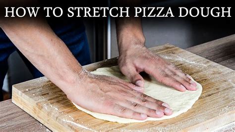 How To Stretch THIN CRUST Pizza Dough By Hand (For Beginners) - YouTube