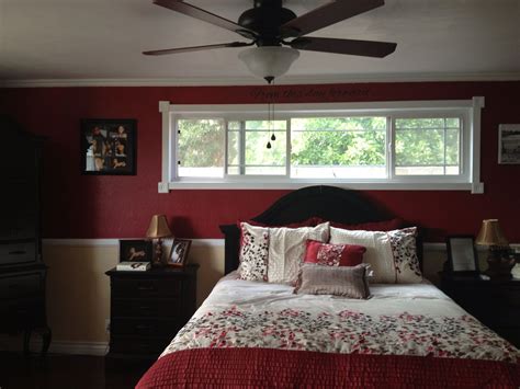 New bedroom. Red, white and yellow. | Home decor, Home, House