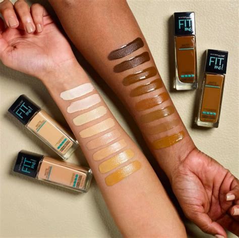 New Maybelline Fit Me Matte + Poreless Foundation Shades | POPSUGAR Beauty